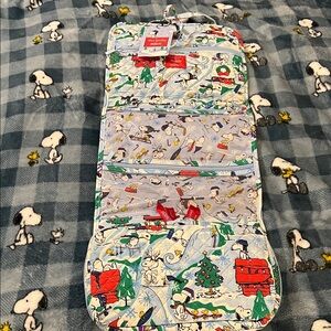 Vera Bradley Ski Slope Snoopy Travel Organizer NWT